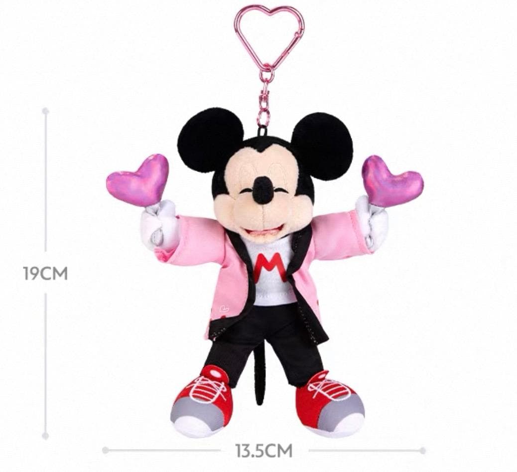 上海ディズニー限定　新品タグ付　ミニー ミッキー ぬいぐるみ キーチェーン