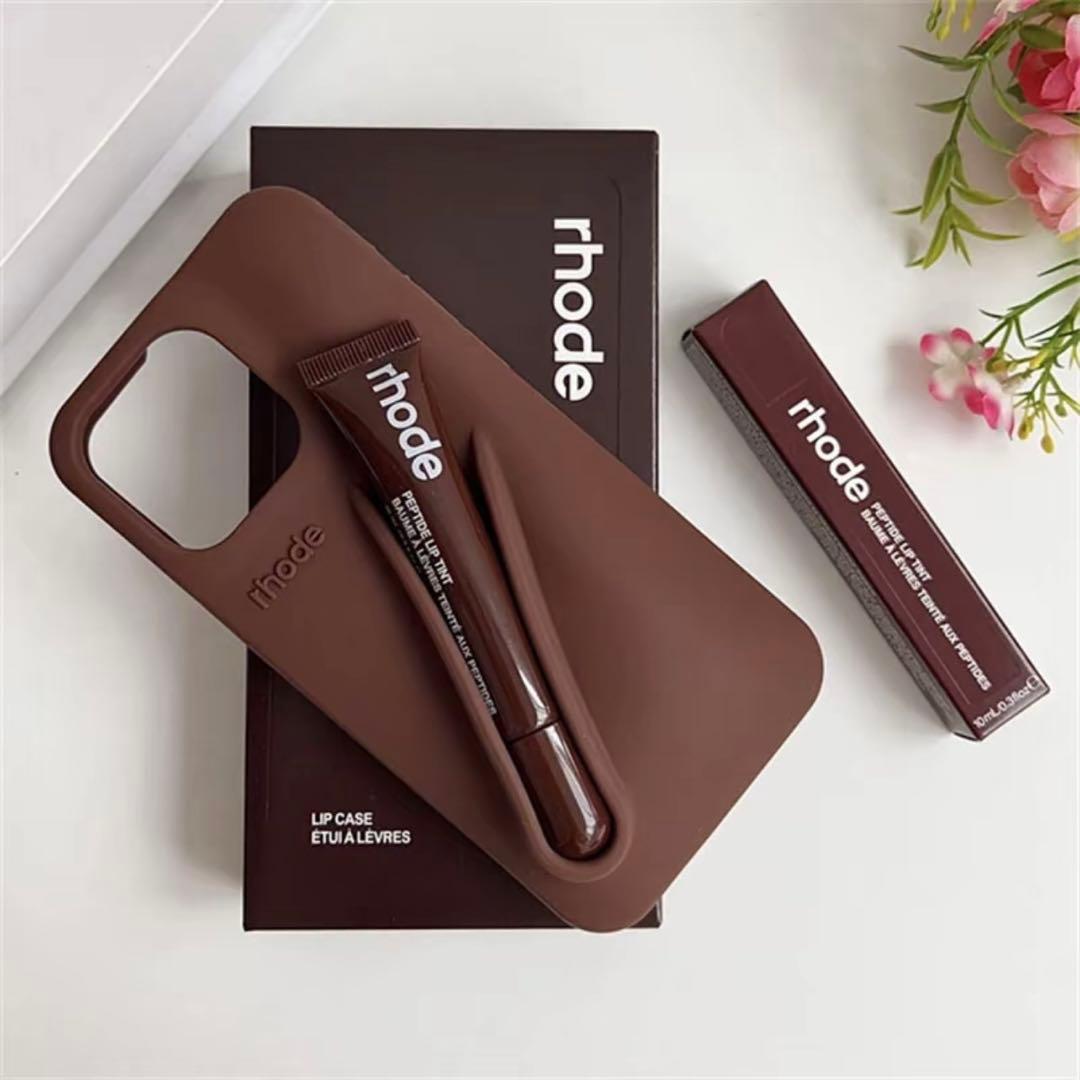 新品　rhode iphone case gray 12pro max リップ付