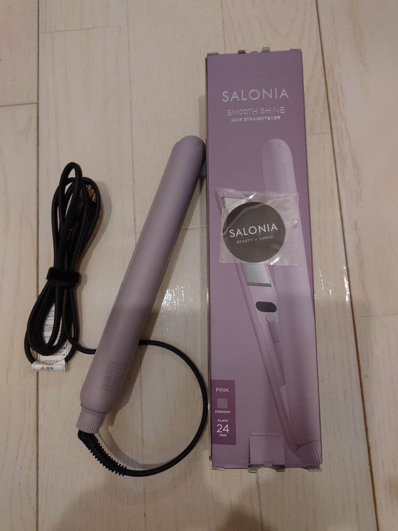 L*e様 SALONIA サロニア スムースシャイン ストレートアイロン 24m