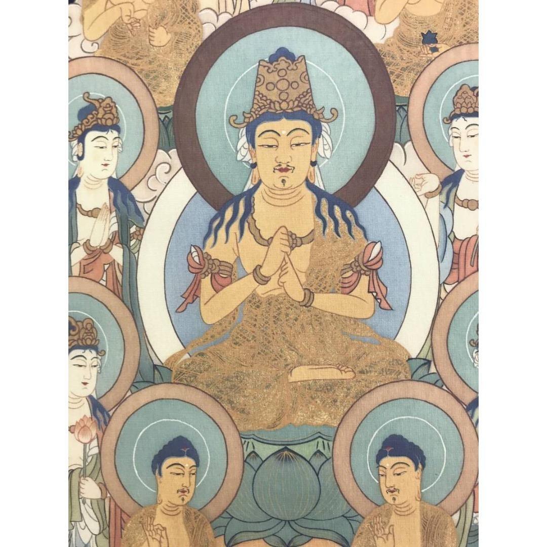 複製/弘法大師/十三仏図/工芸品/仏掛軸/掛軸/名家伝来/AK-653