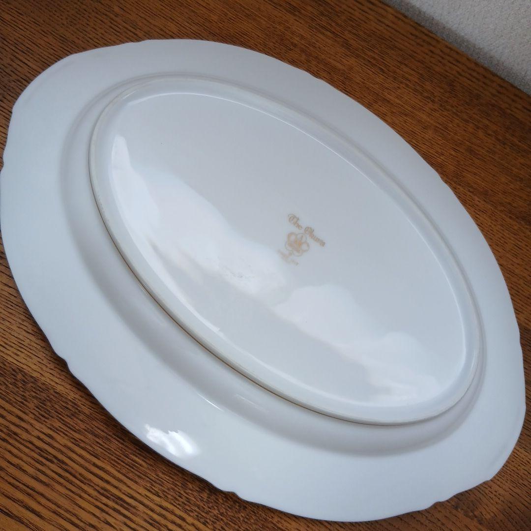大倉陶園 オーバルプレート 1枚 金彩 the okura 皿 オオクラ