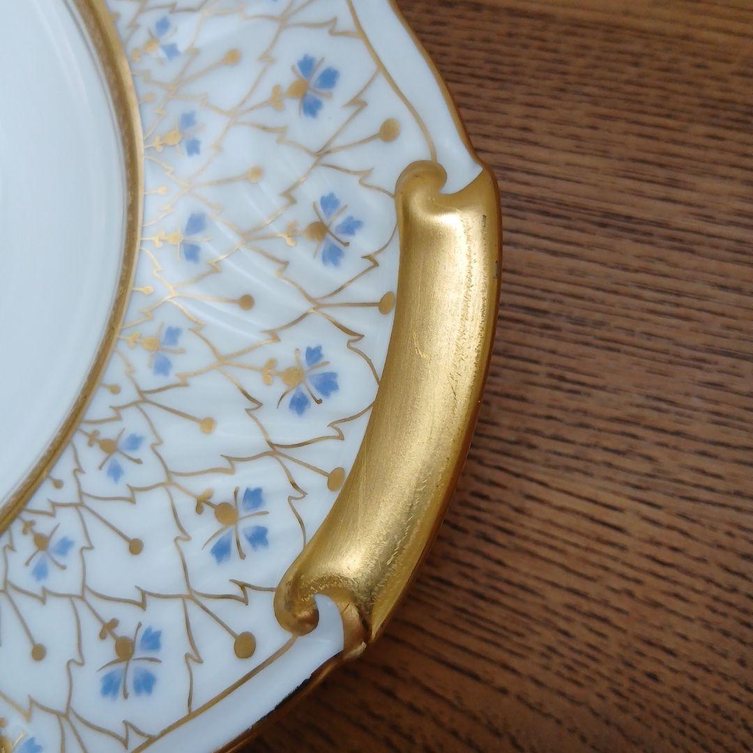 大倉陶園 オーバルプレート 1枚 金彩 the okura 皿 オオクラ