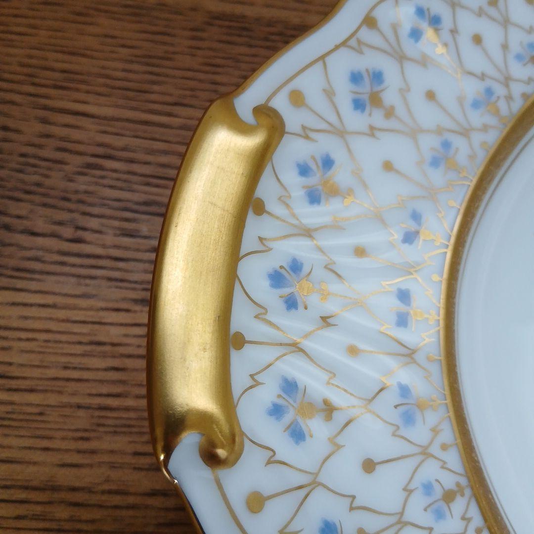 大倉陶園 オーバルプレート 1枚 金彩 the okura 皿 オオクラ