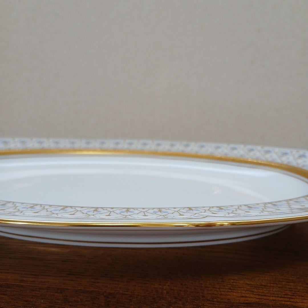 大倉陶園 オーバルプレート 1枚 金彩 the okura 皿 オオクラ