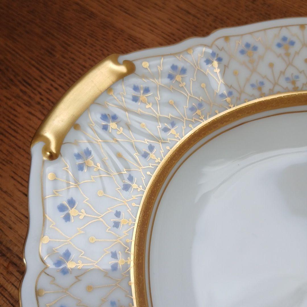 大倉陶園 オーバルプレート 1枚 金彩 the okura 皿 オオクラ