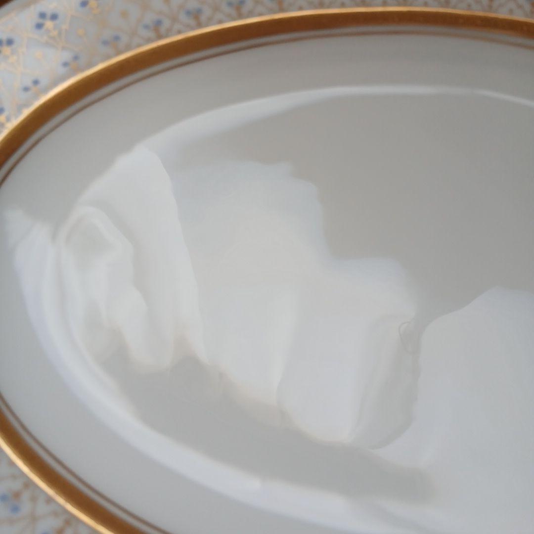 大倉陶園 オーバルプレート 1枚 金彩 the okura 皿 オオクラ