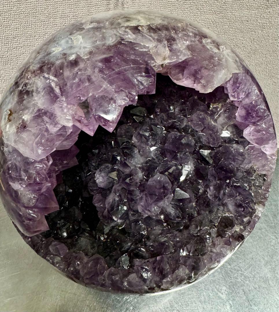 アメジスト Amethyst 紫水晶 原石 笑口 パワーストーン 開運 風水