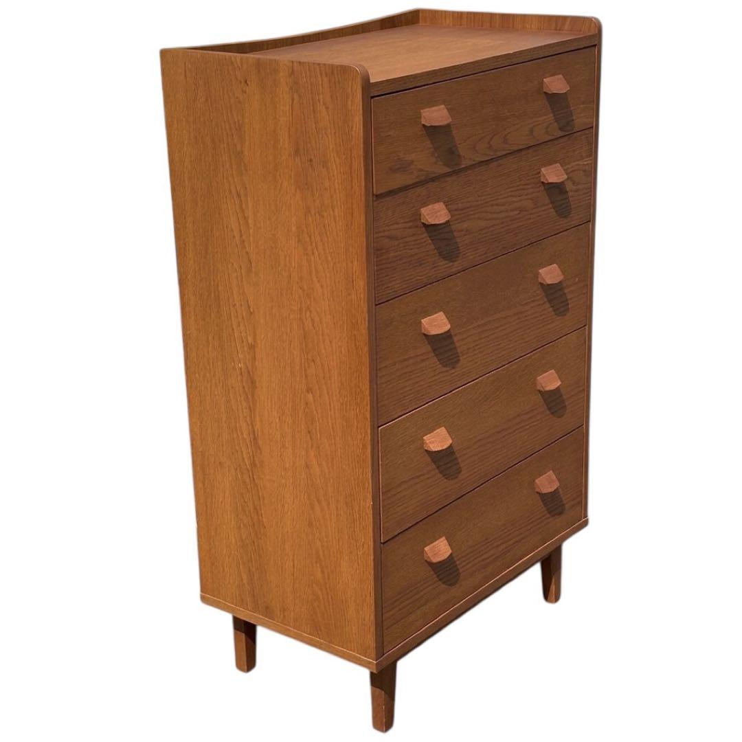 【美品】unico ウニコ  クルト トールチェスト 5段