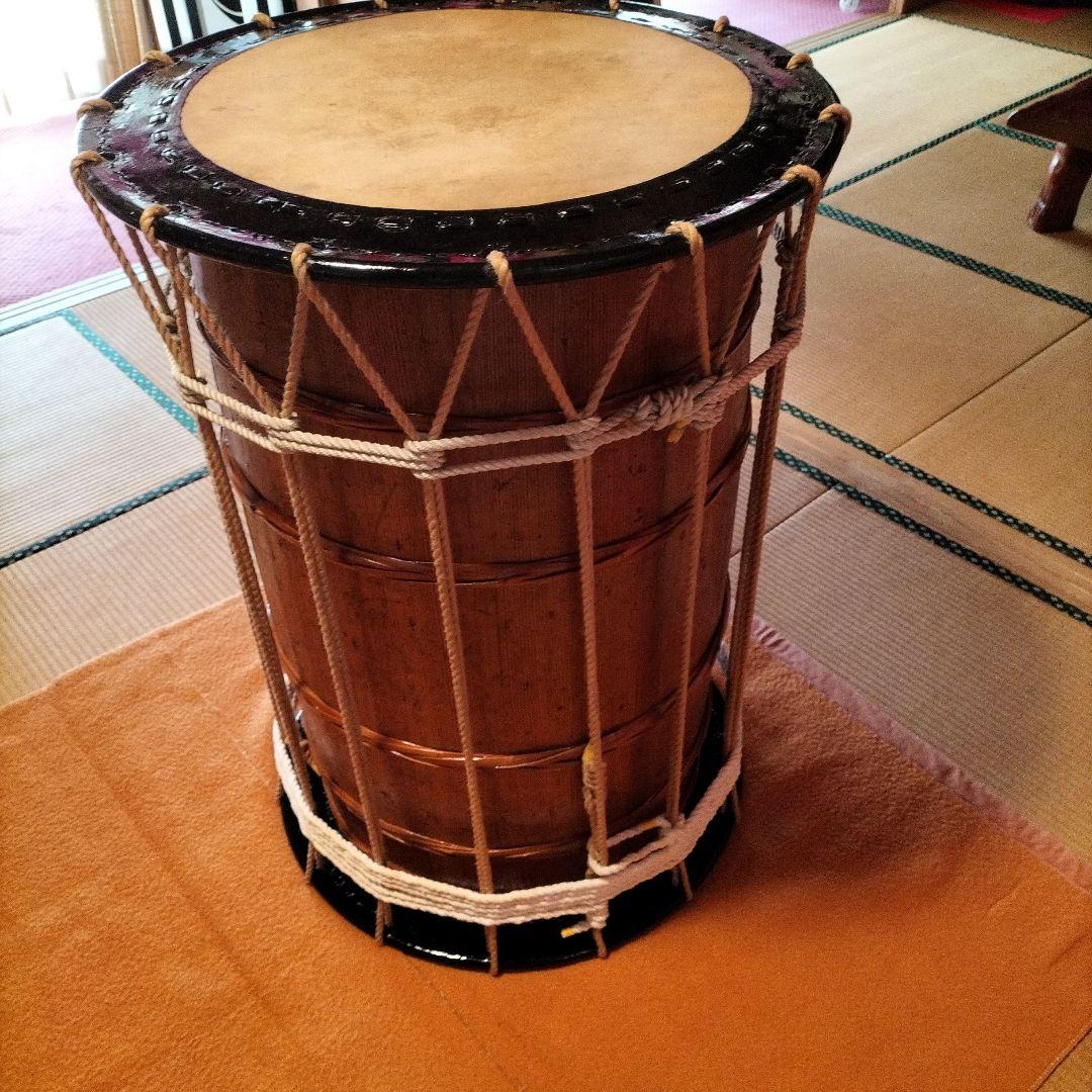 2,3尺長桶胴太鼓　時代物　中古品②