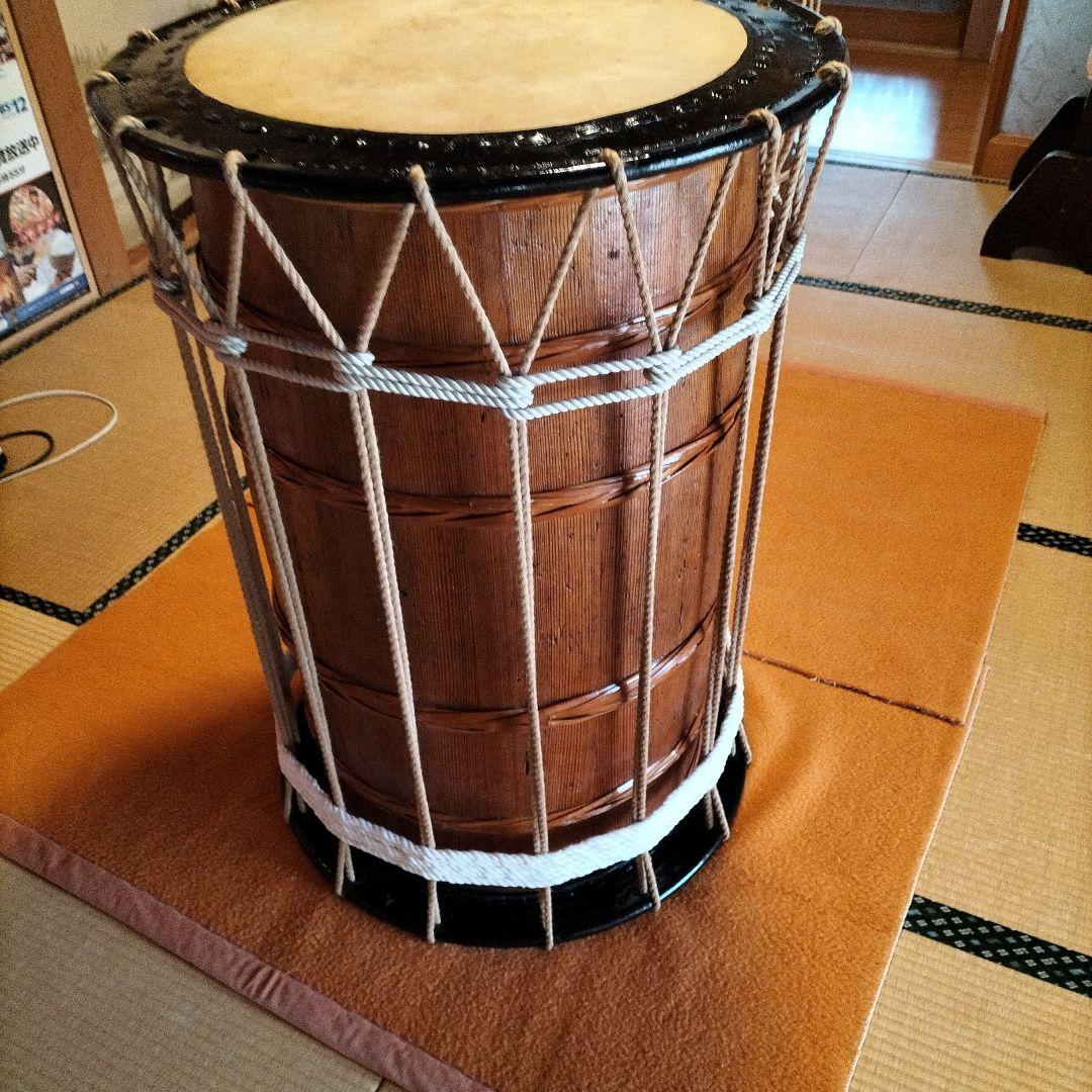 2,3尺長桶胴太鼓　時代物　中古品②