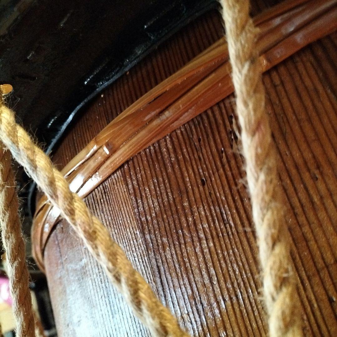 2,3尺長桶胴太鼓　時代物　中古品②