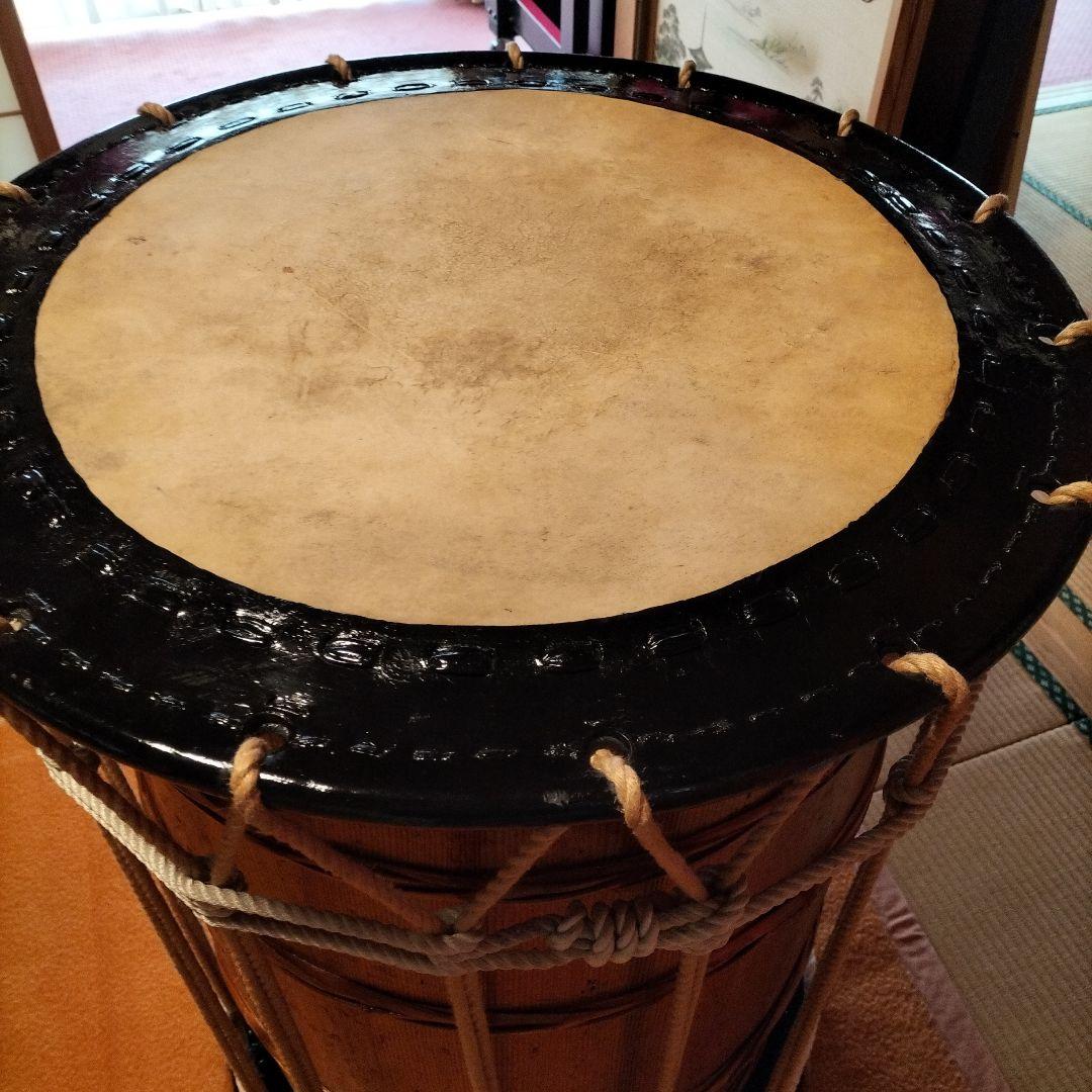 2,3尺長桶胴太鼓　時代物　中古品②