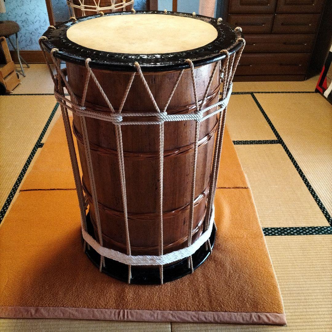 2,3尺長桶胴太鼓　時代物　中古品②