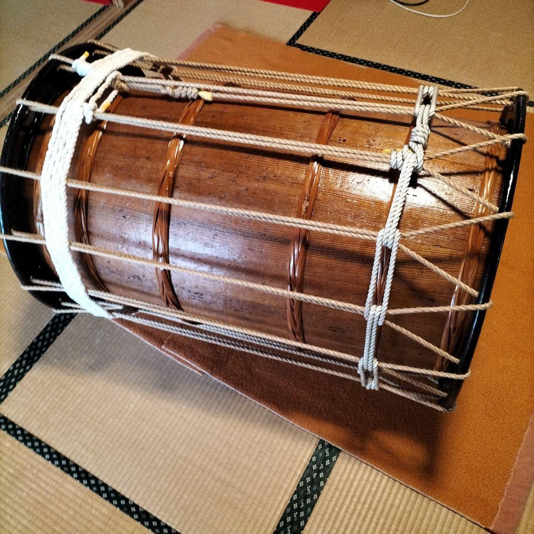 2,3尺長桶胴太鼓　時代物　中古品②