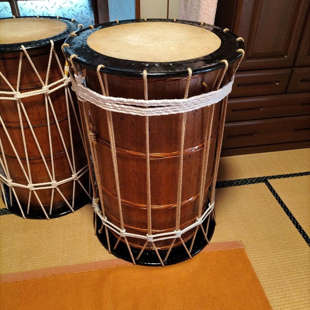 2,3尺長桶胴太鼓　時代物　中古品②