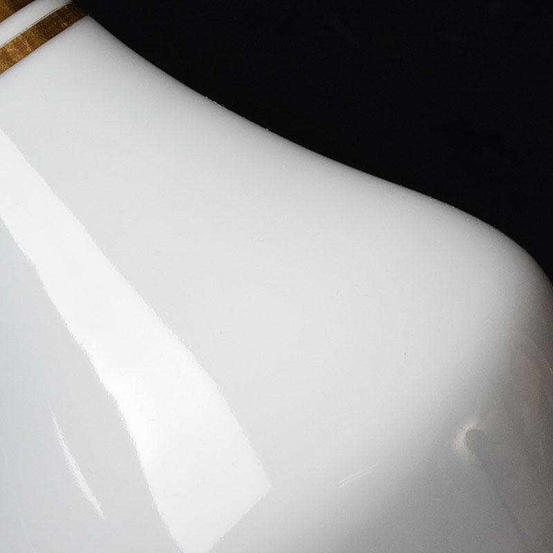 京焼　平安　三浦竹泉作　金彩　鶴首花瓶　一輪挿し　共布共箱　V　R8508