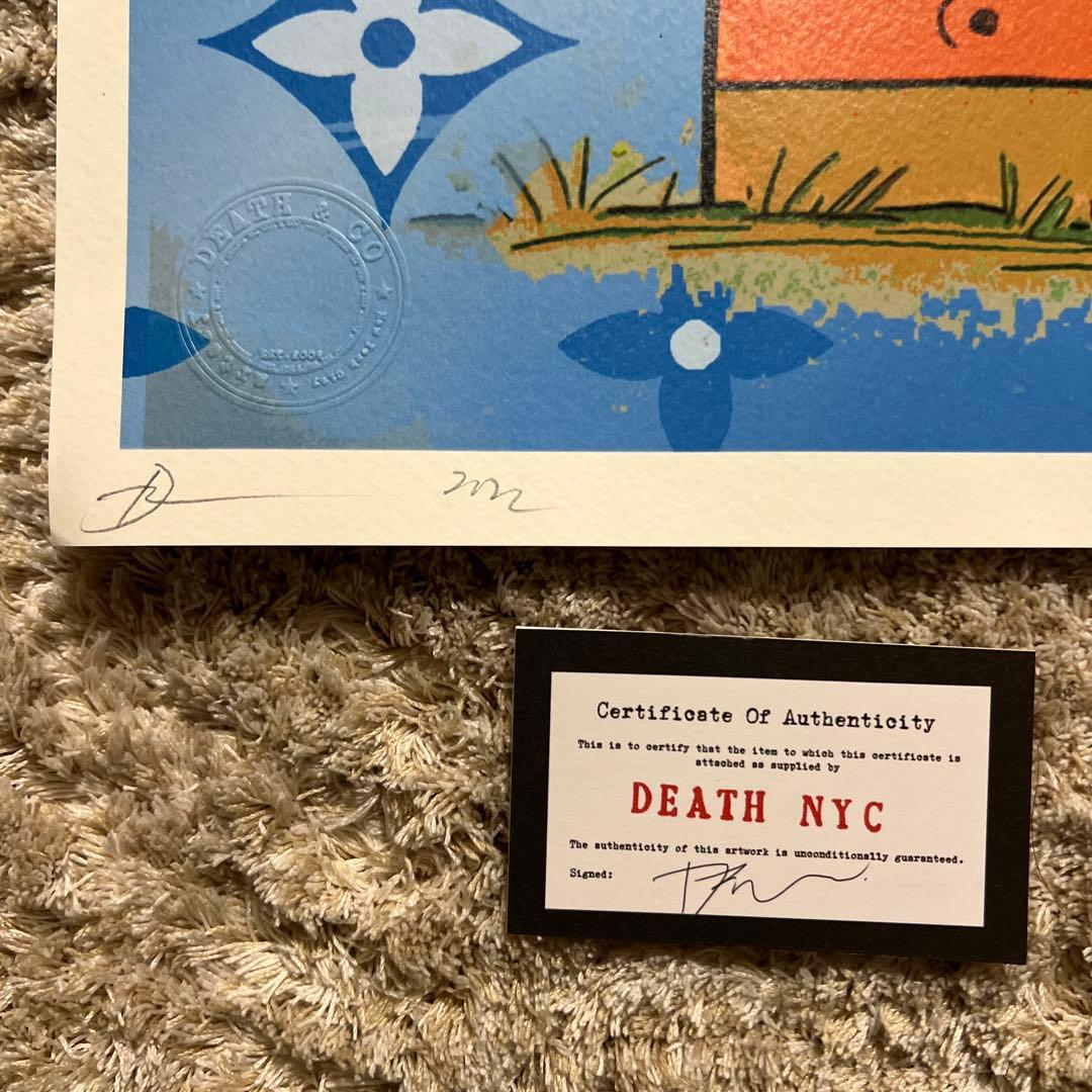 DEATH NYC スヌーピー 版画 ルイヴィトン