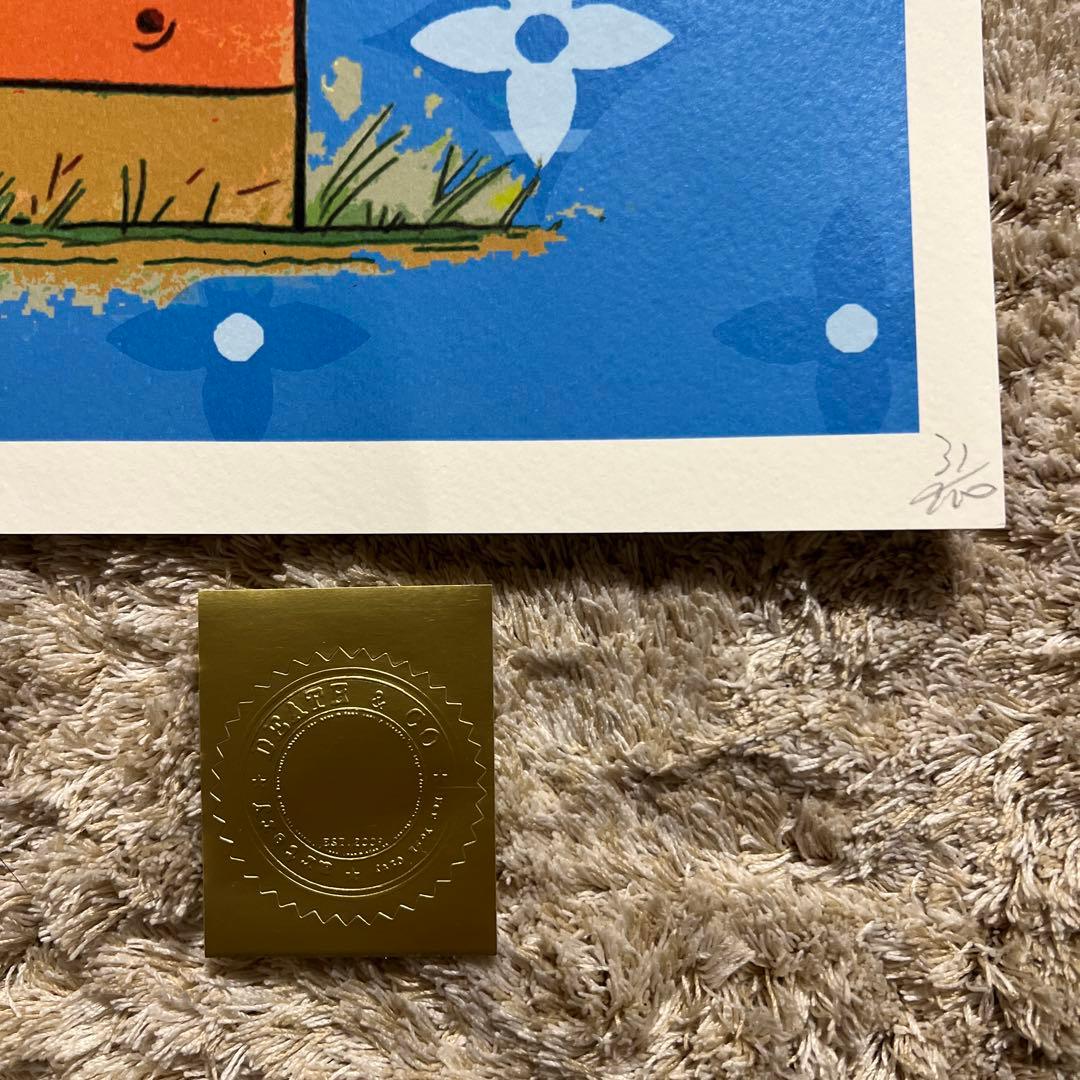 DEATH NYC スヌーピー 版画 ルイヴィトン