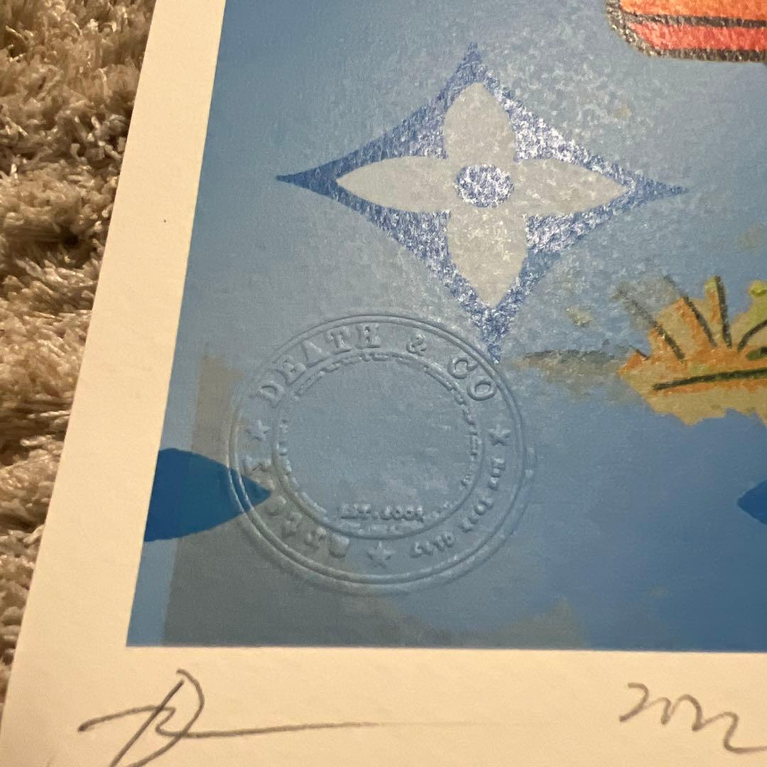 DEATH NYC スヌーピー 版画 ルイヴィトン