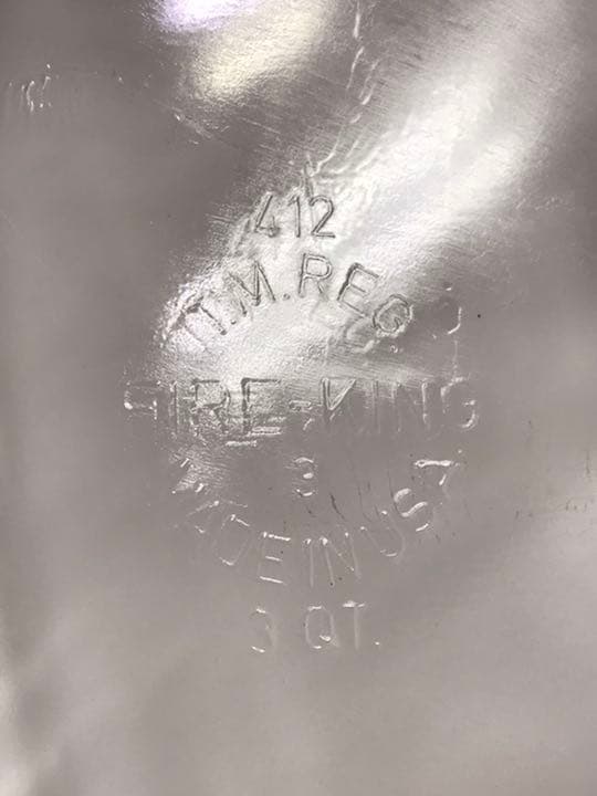 値下！★【ヴィンテージ】Fire King ビュッフェ　キャセロール