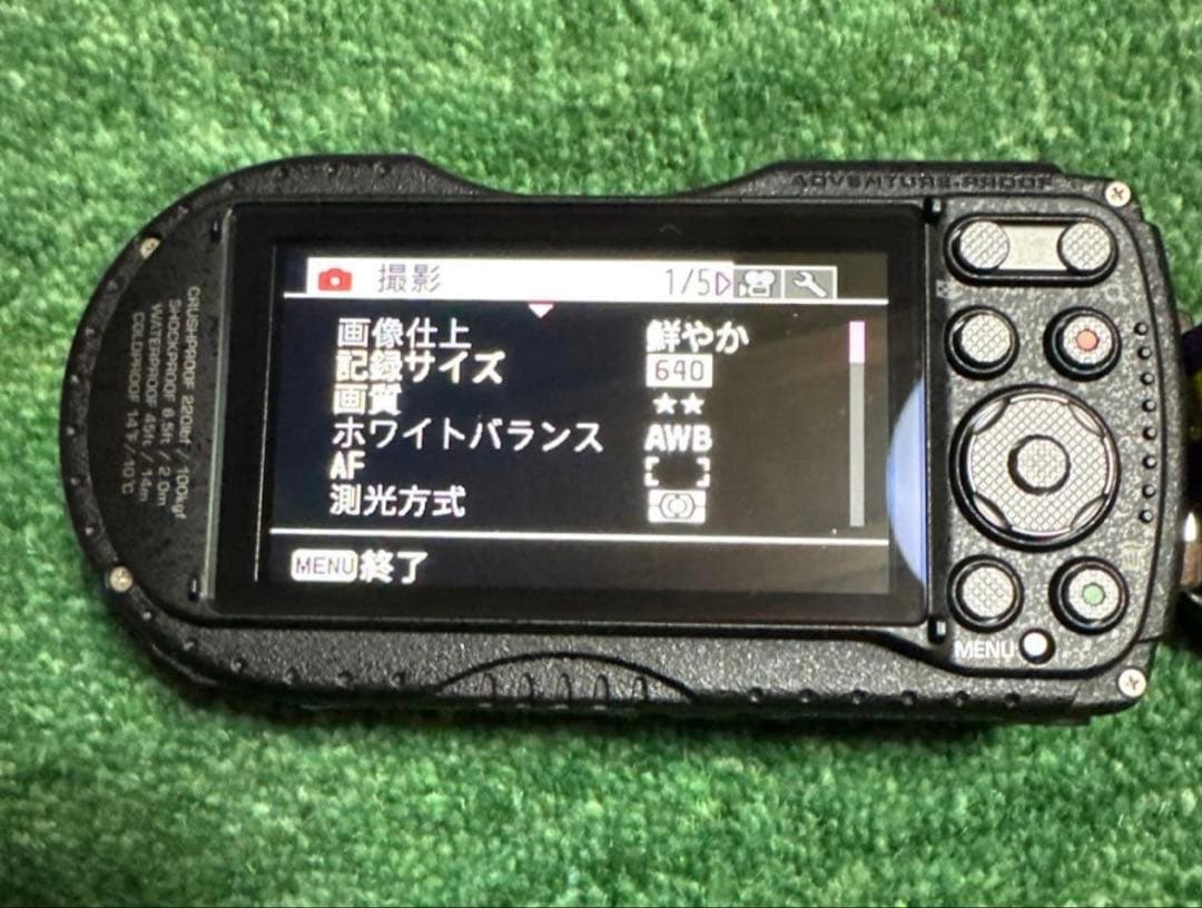 防水デジカメ PENTAX WG-3 GPS搭載モデル　中古