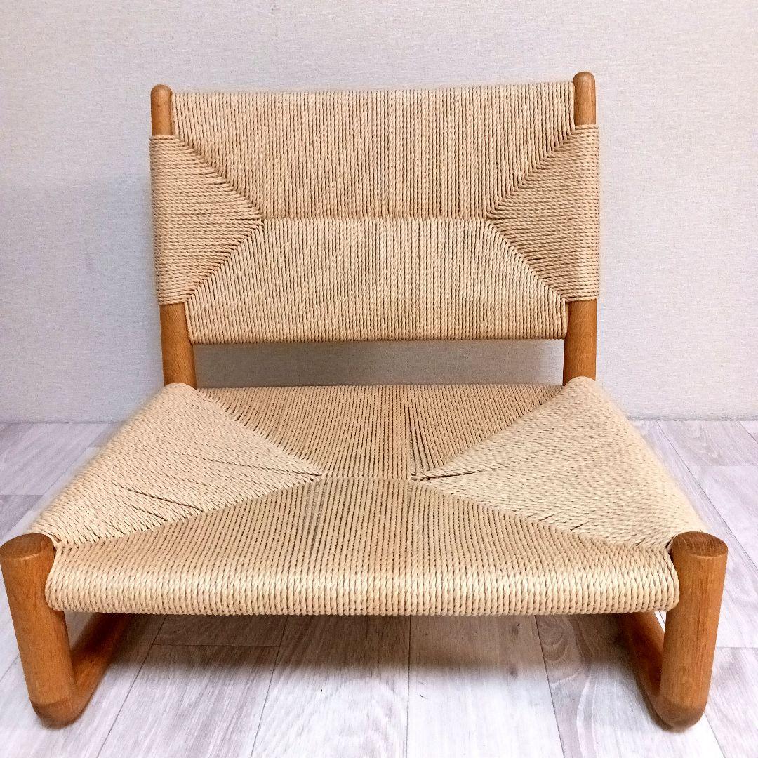 WISE WISE チノ ローチェア オーク材 ペーパーコード ナチュラル