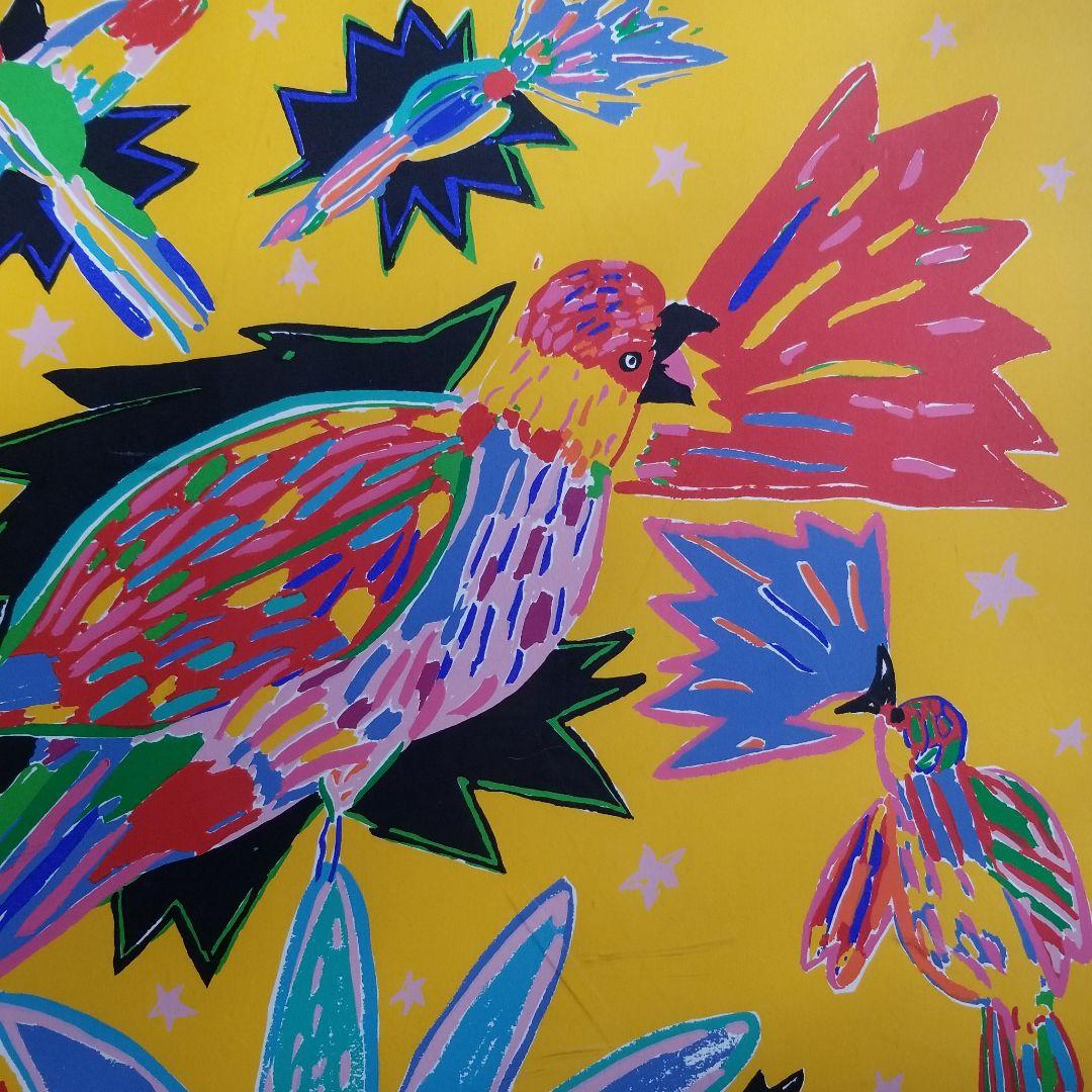 《お薦め品》大型イラスト絵画　64/150限定　版画　美術品　インテリア