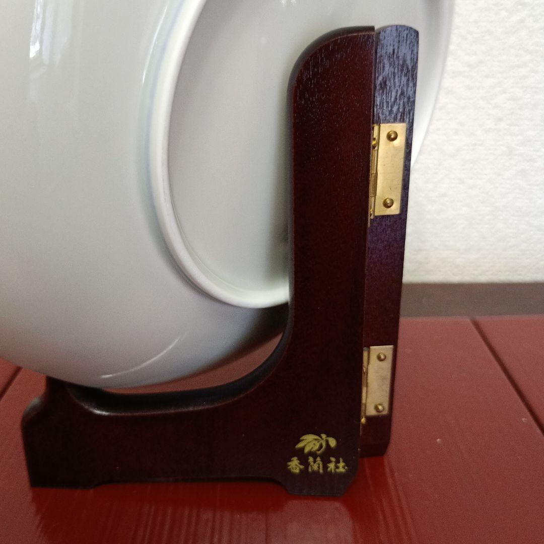 有田焼※ 香蘭社※飾り皿※復刻 皿立て付※希少高級品※未使用品