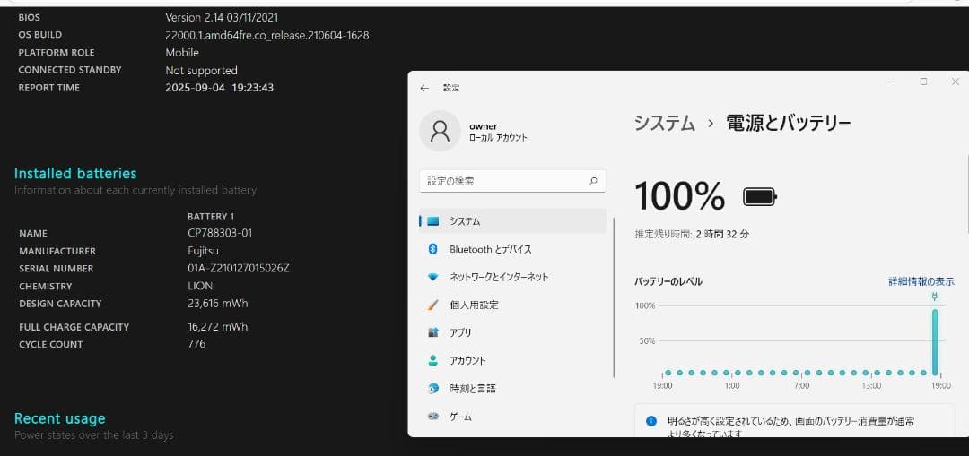 FUJITSU LIFEBOOK U9310E i5-10th カメラ i11