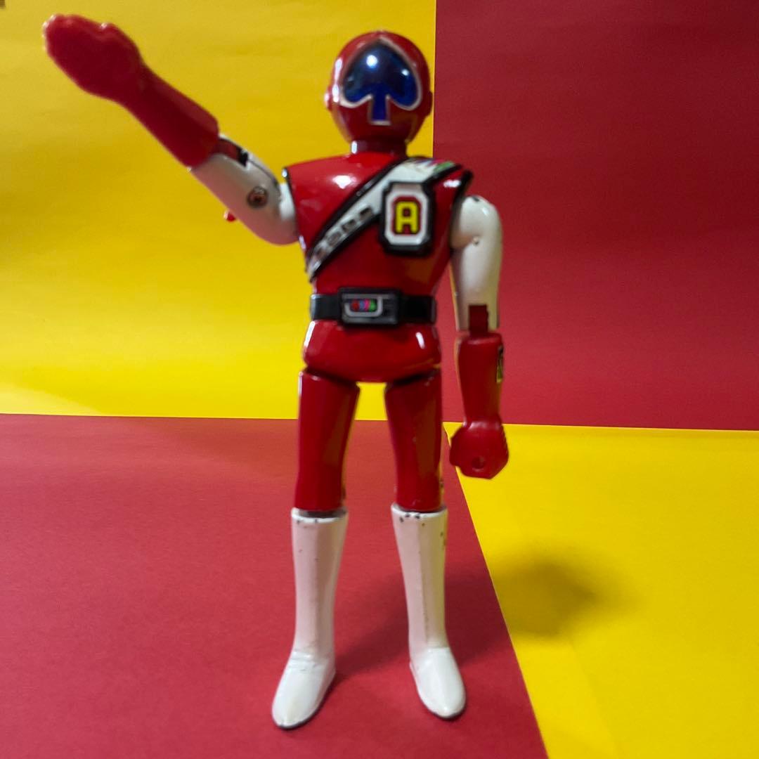 ポピー ジャッカー電撃隊 スペードエース レッド 超合金 DX GA–46 当時