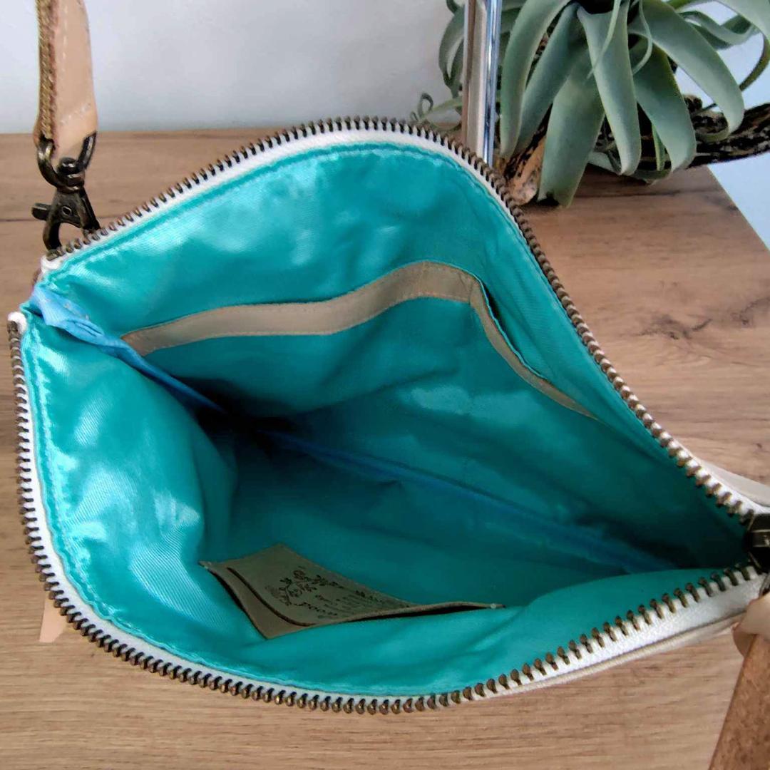 そ*ら様 ④ミナペルホネン/フォレストウェーブ×アネモネ　グリーン/サコッシュ