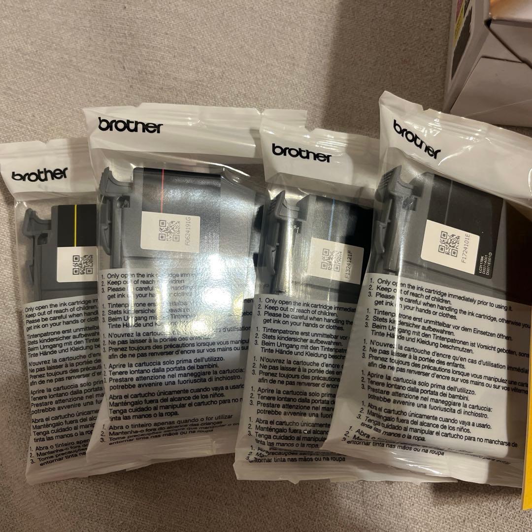 純正 brother ブラザー LC3117-4PK ４色 インクカートリッジ
