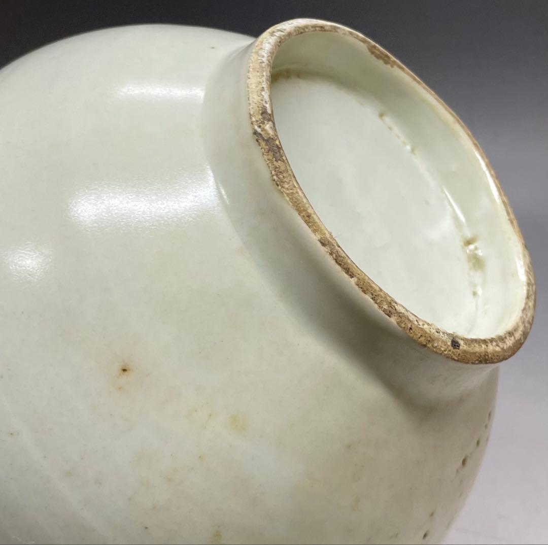 李朝　古伊万里　初期伊万里　白磁　徳利　花器　u0750