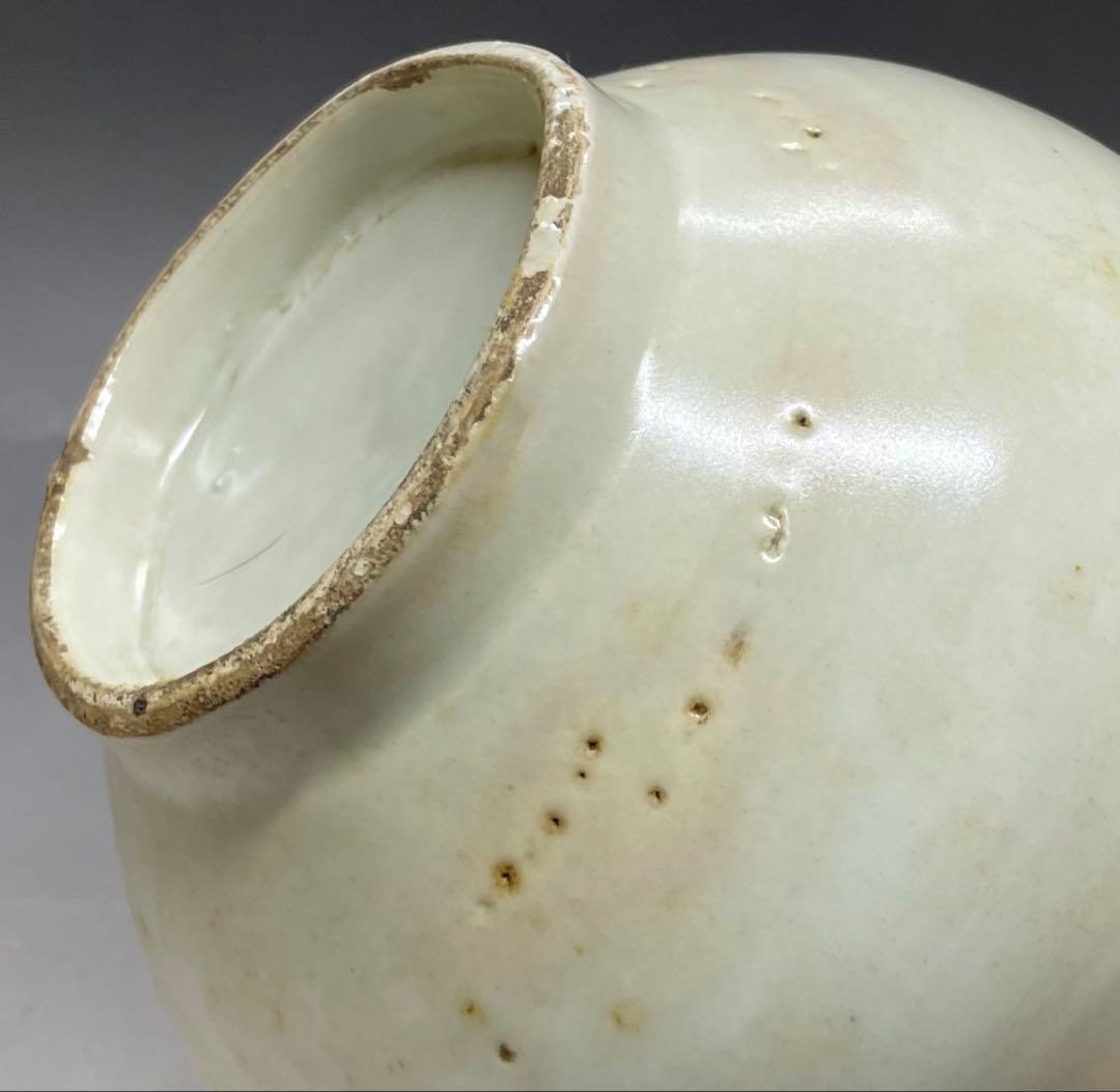 李朝　古伊万里　初期伊万里　白磁　徳利　花器　u0750