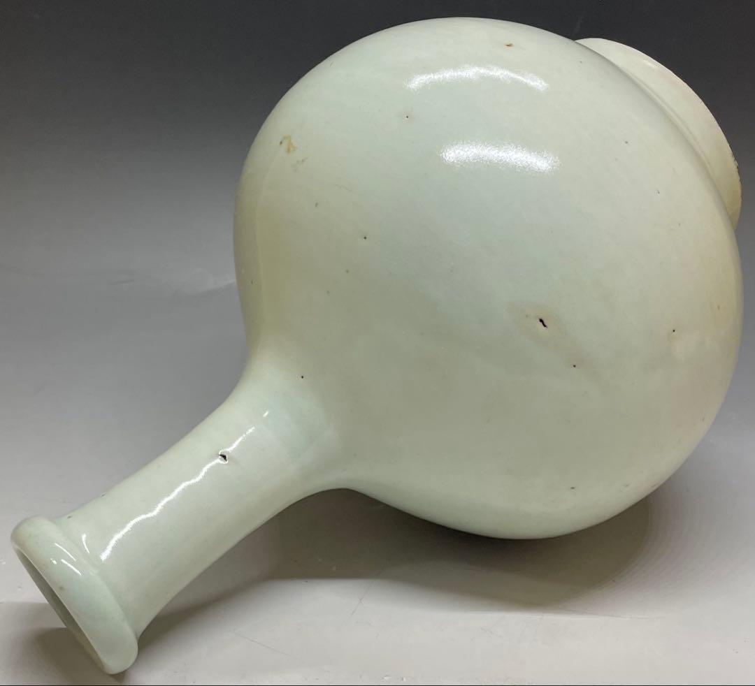 李朝　古伊万里　初期伊万里　白磁　徳利　花器　u0750