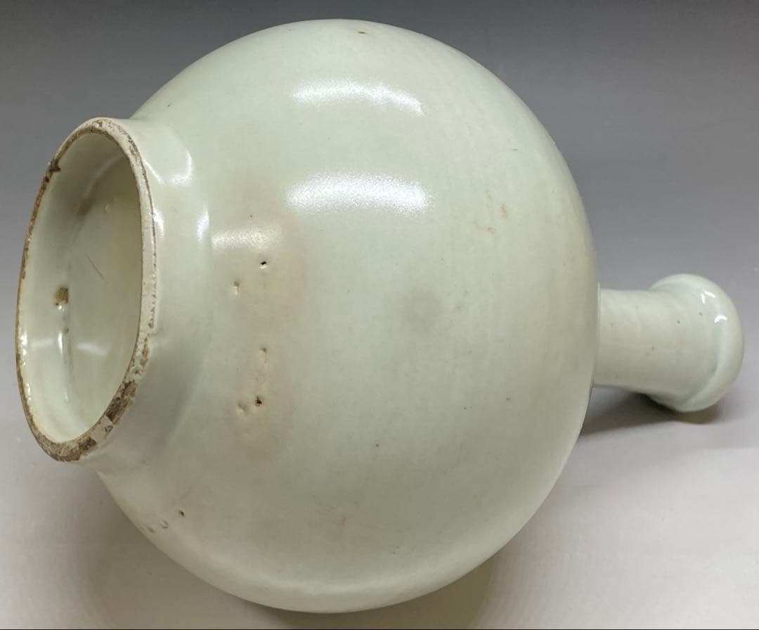 李朝　古伊万里　初期伊万里　白磁　徳利　花器　u0750