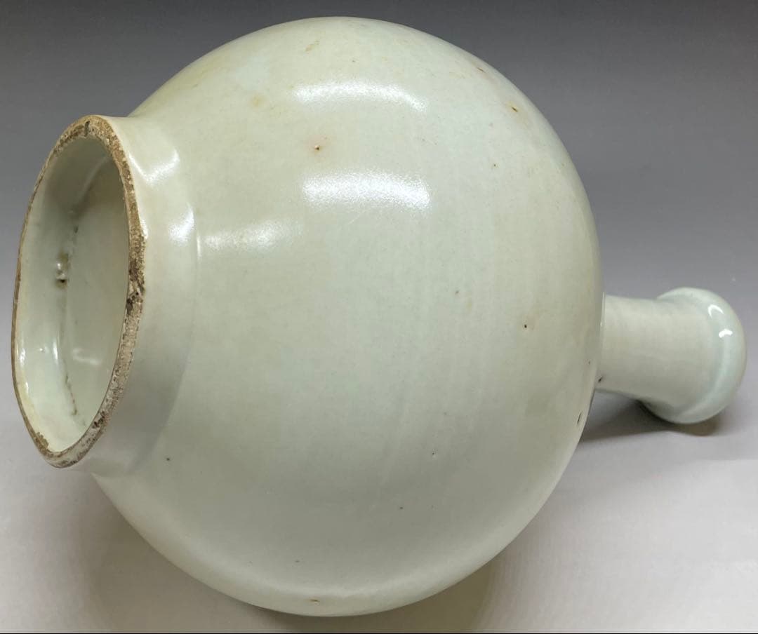 李朝　古伊万里　初期伊万里　白磁　徳利　花器　u0750