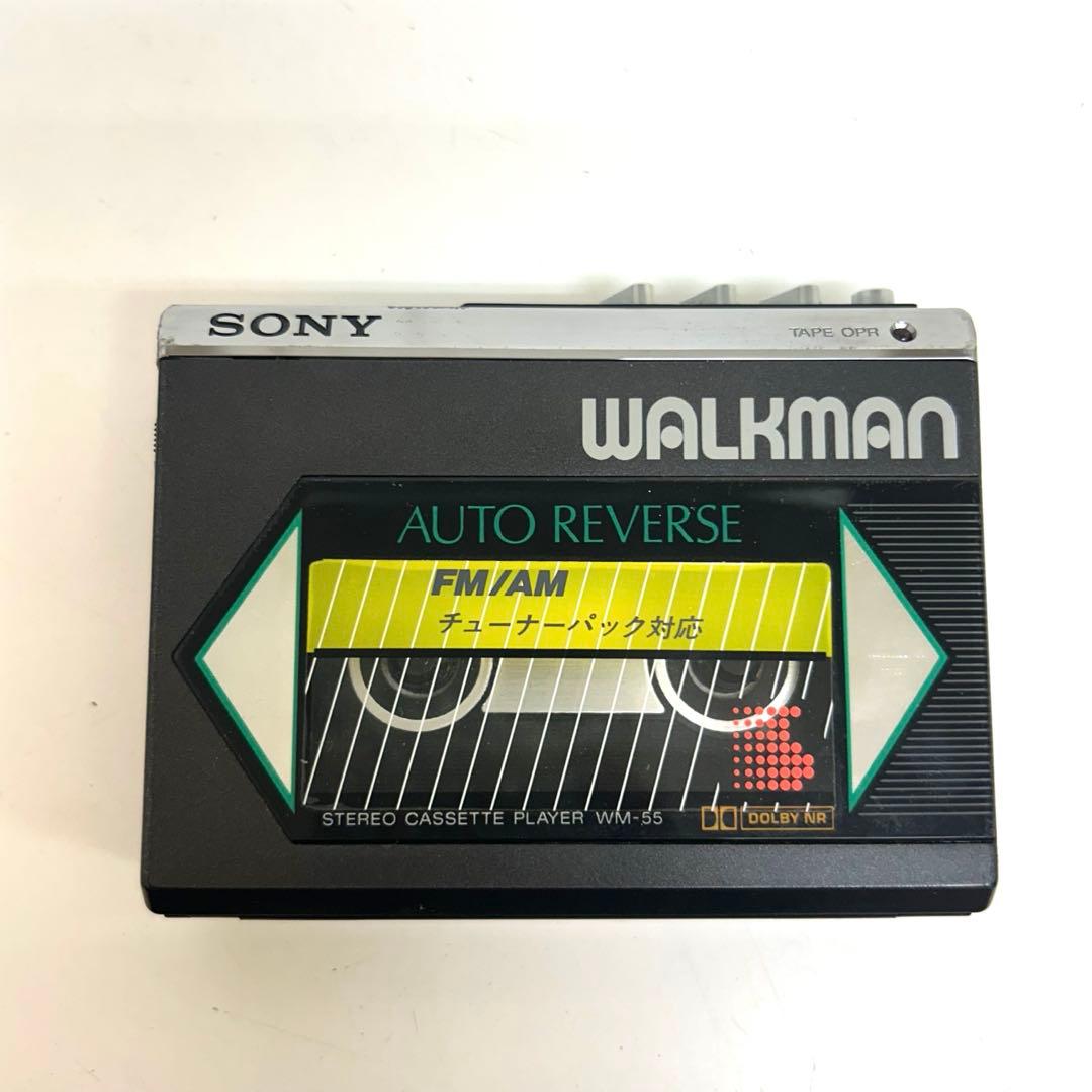 f537- SONY WM-55 カセットプレーヤー ジャンク