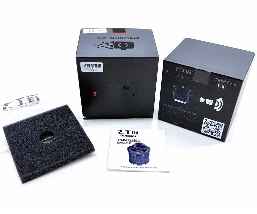 【難有品】 七工匠 7Artisans 12mmF2.8＋7LFK-M12 富X