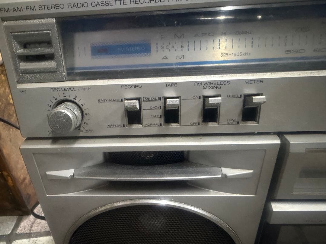 National ラジカセ FM/AMカセットレコーダー