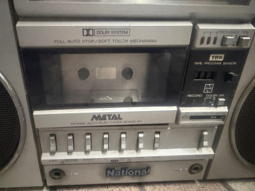 National ラジカセ FM/AMカセットレコーダー