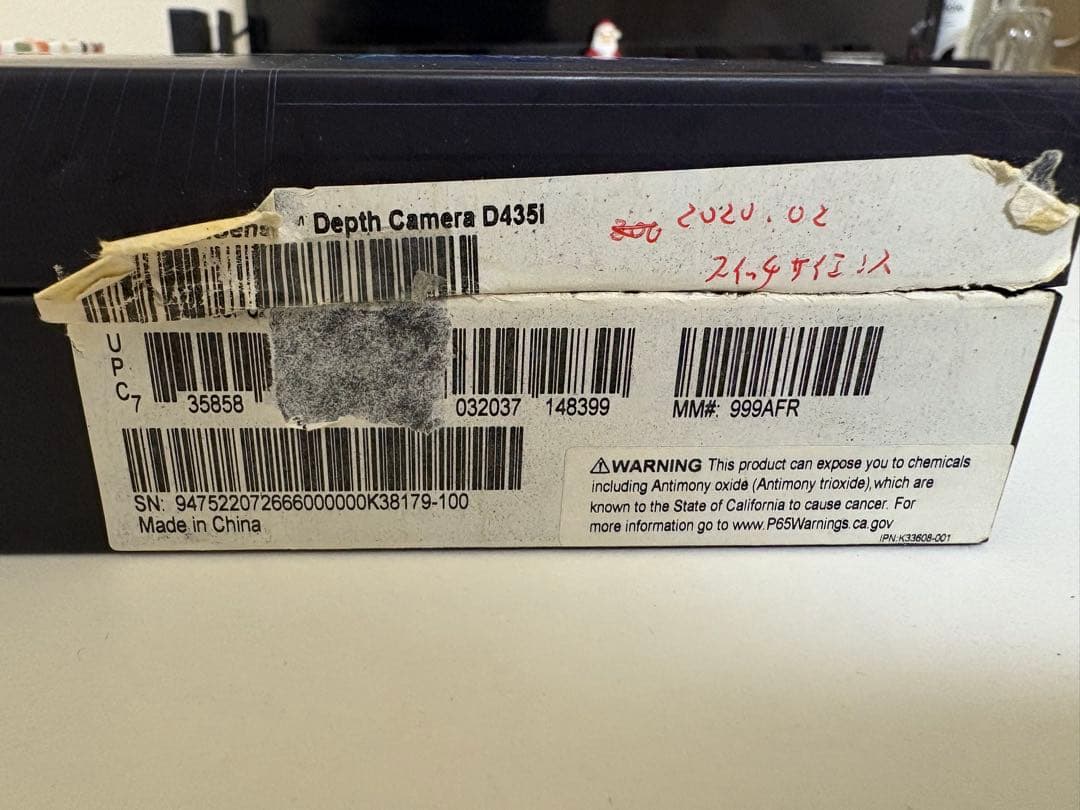 その他 Intel RealSense Depth Camera D435i