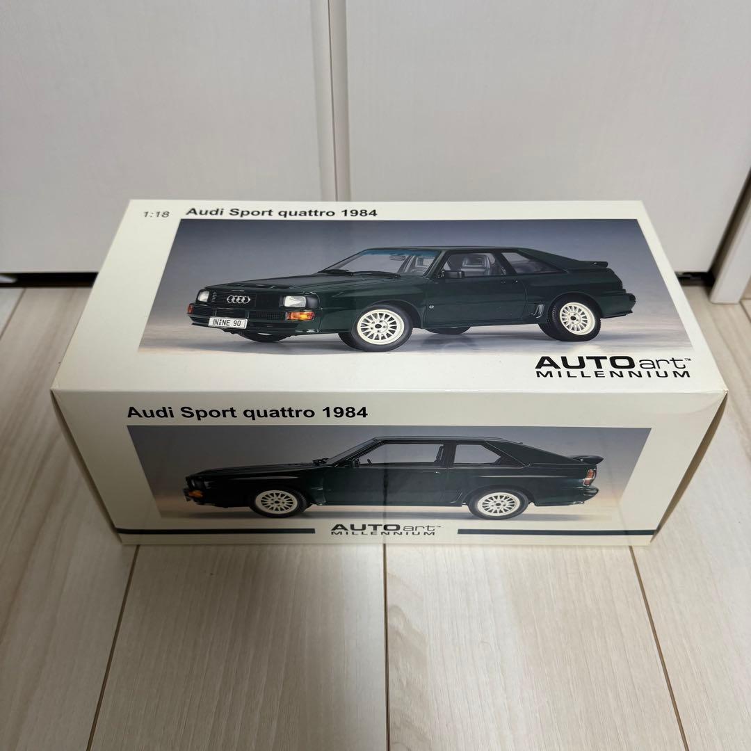 ミニカー AUTOart Audi sport Quattro 1988 1/18
