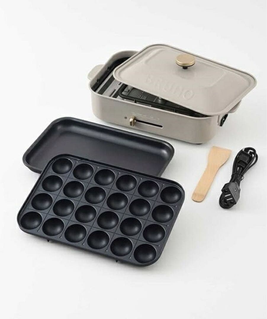 【新品未使用】BRUNO コンパクトホットプレート 10周年記念アッシュグレイズ