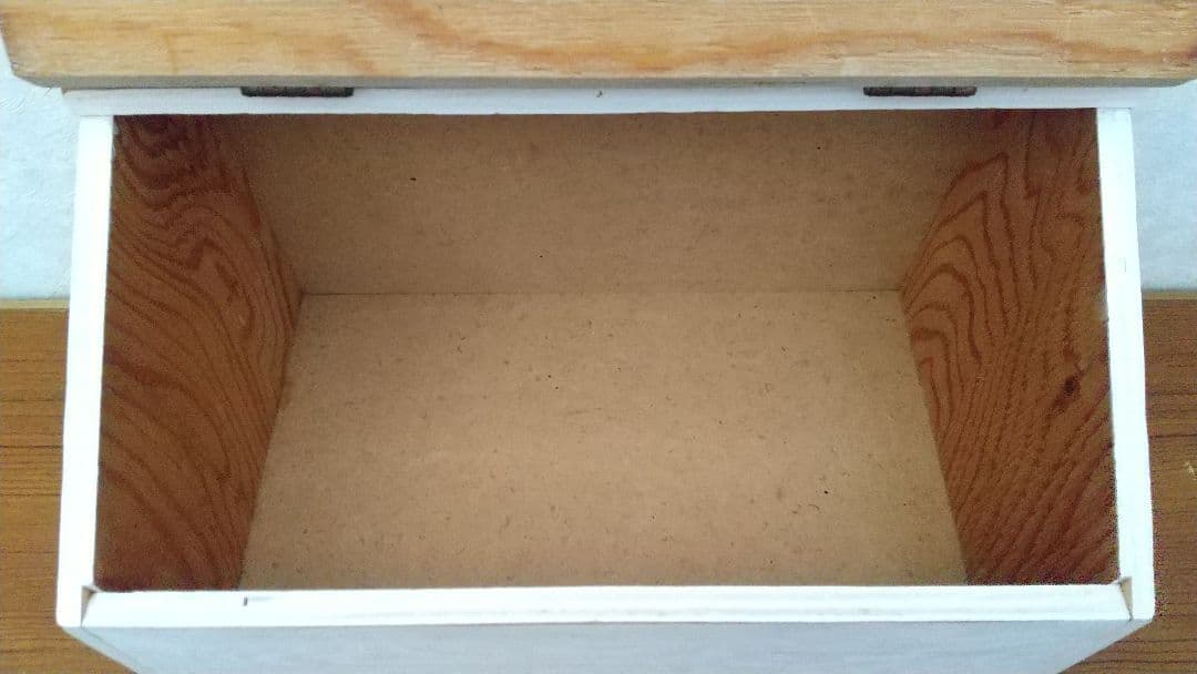 iman イマン【市松レッド】木製MILKボックス