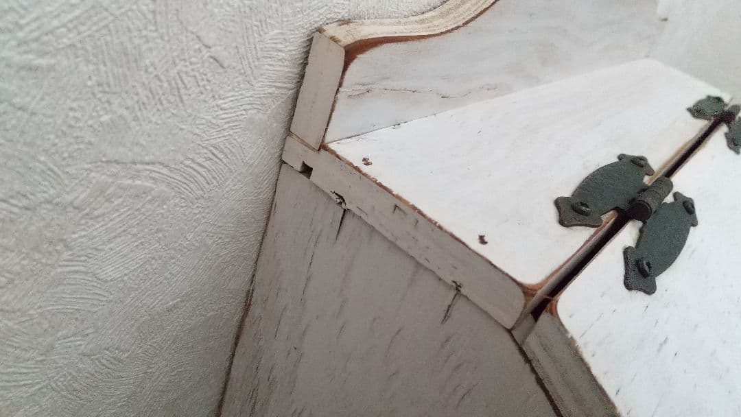 iman イマン【市松レッド】木製MILKボックス