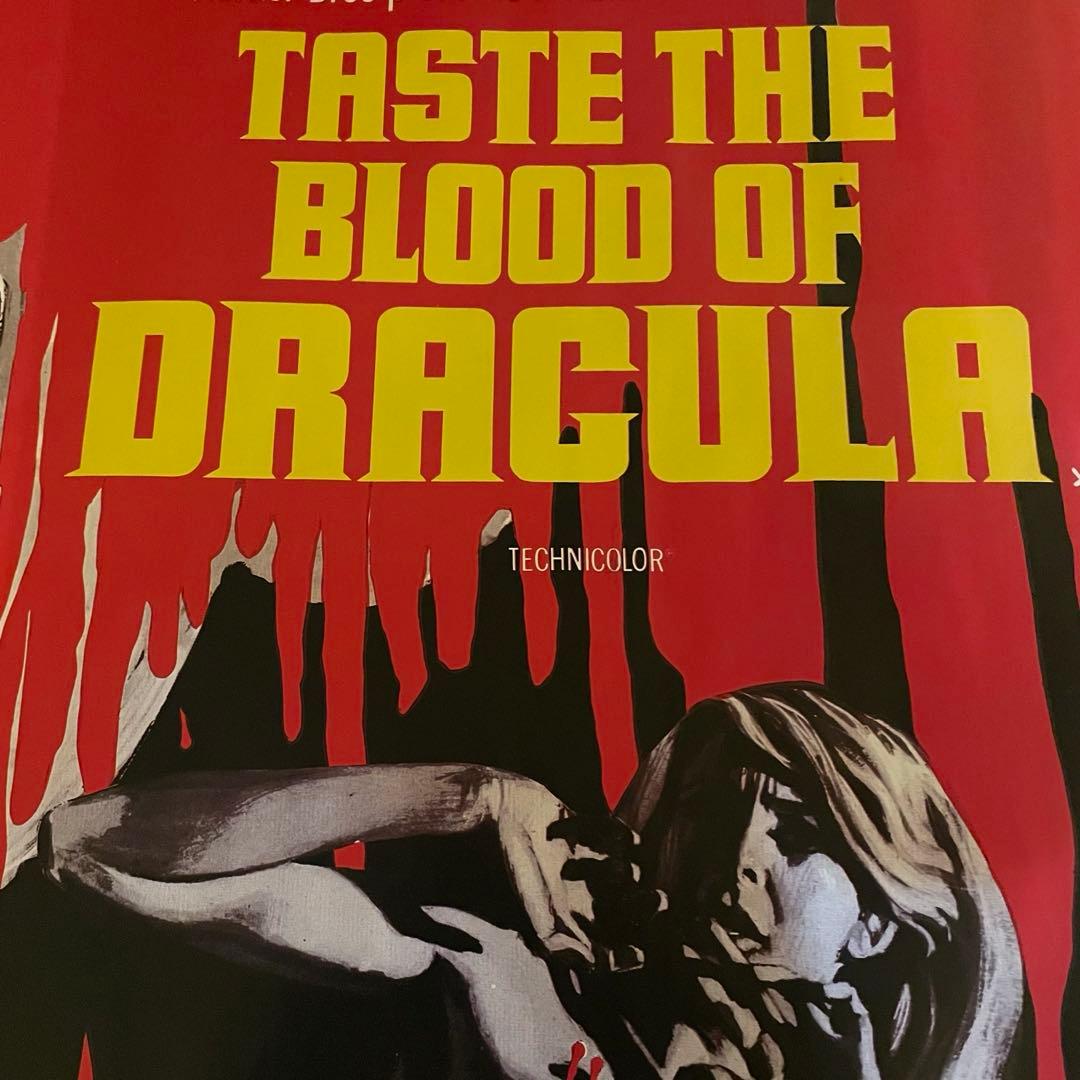90s デッドTASTE THE BLOOD OF DRACULA 大判ポスター