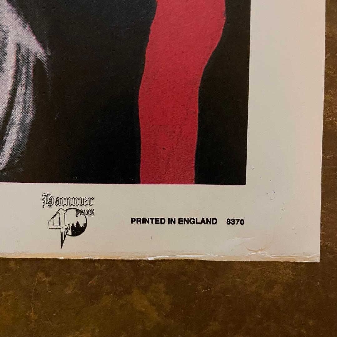 90s デッドTASTE THE BLOOD OF DRACULA 大判ポスター