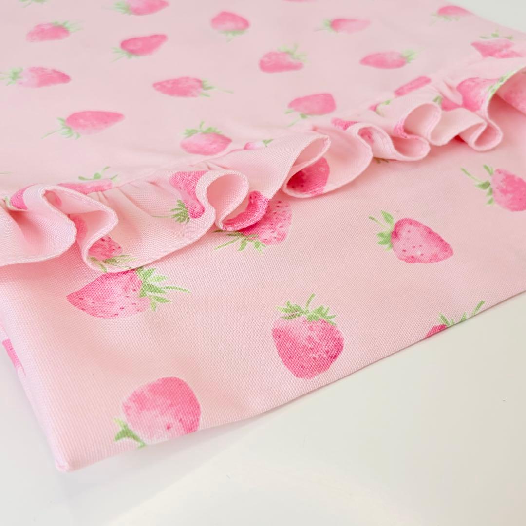 れもん様　確認用　いちご　ピンク　着替え袋　ランチョンマット