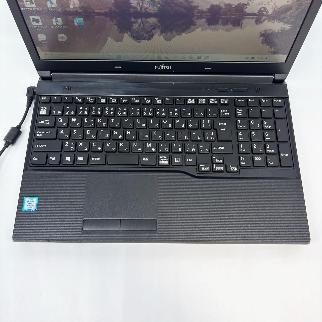 富士通 ノートパソコン Corei5 SSD Office Win11 D19